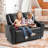Ivanovic Kids 14.17'' PU Leather Recliner Sofa/Sectional with Footrest-60675138