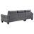 Verona Grey Loose Back Sectional Sofa