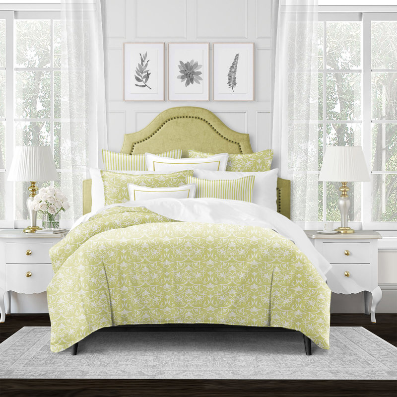 Ivory Cotton Queen Coverlet Set with Pillow Shams