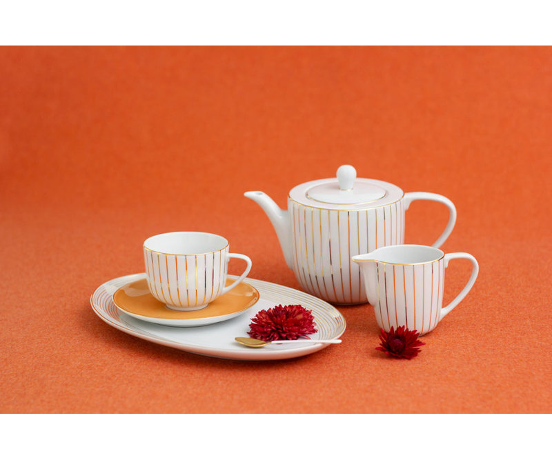 Tasse et soucoupe à thé Golden Orbit