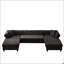 Canapé en chenille 3 pièces Novalune-106295944