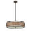 Luminaire suspendu tambour simple 4 lumières Bashir