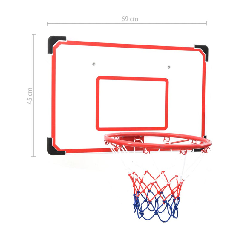 VidaXL Mounted Basketball Hoop with Basketball(s) Included