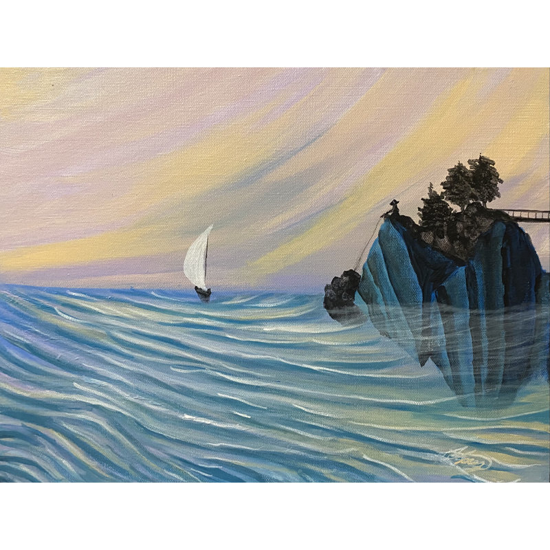 «Stories» par Alicia Lopez, H 25,25 po x l 31,25 po x P 0,875 po