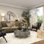 Décoration murale d'intérieur en métal pour arbre avec longue branche