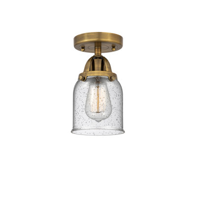 Glass Semi Flush Mount