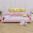 Upholstered Daybed With Cloud-Shaped Backrest-861913832