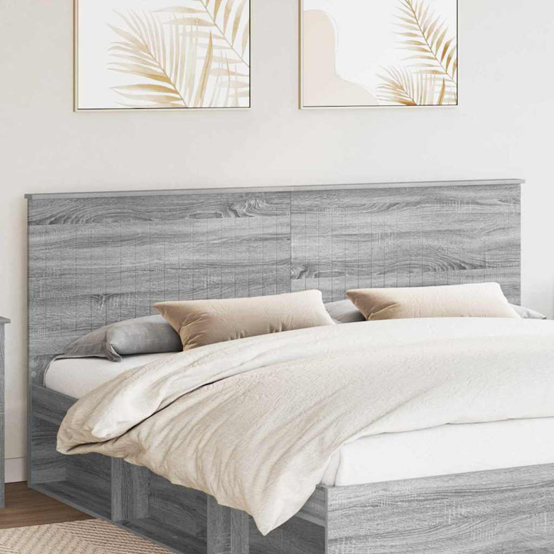 Headboard, King, Grey Sonoma