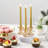 12-Piece Glass Taper Candle Holders Set, Clear Crystal Candle Sticks For Wedding Centerpieces, Table Decorations And Home Decor-564199070