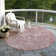 Machine Washable Indoor/Outdoor Xhevrie Blush Rug