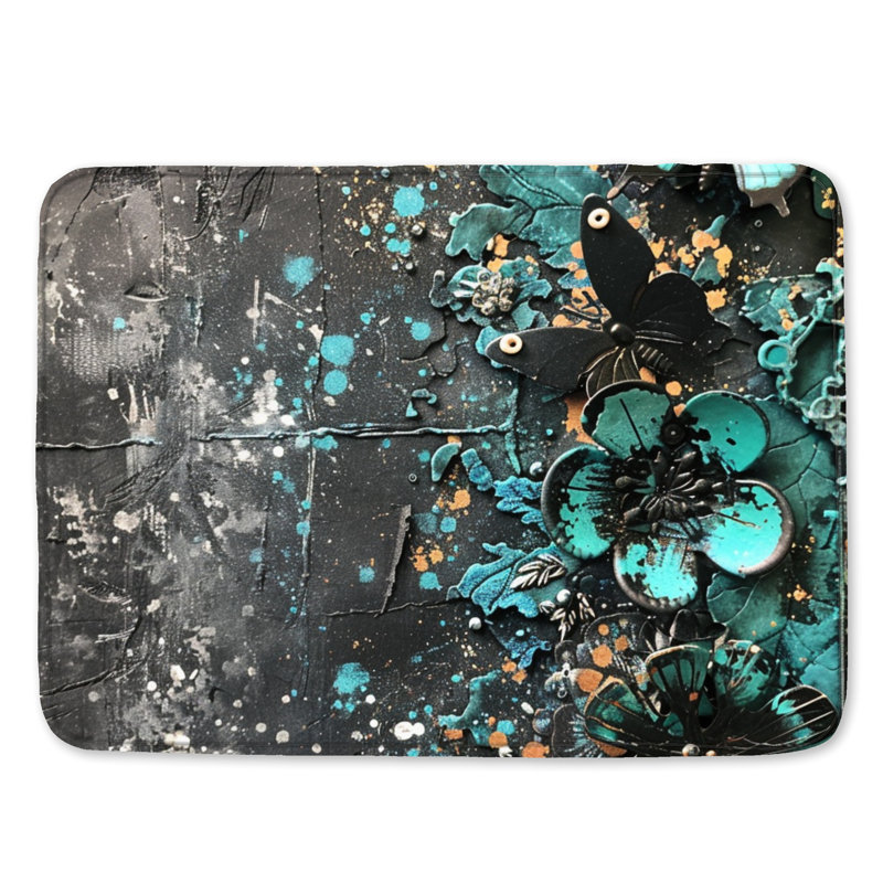 Tapis de bain Butterfly, L 24 po x L 17 po