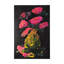 Midnight Flower I a Hand Embelished Textured Canvas-92362071