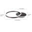 Plafonnier circulaire en acrylique 21,6 po Edric-1455813971