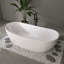 Baignoire de trempage autoportante en acrylique 70 po Fslefay