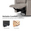 Fauteuil inclinable électrique pivotant Spinelli Chenille-1565610718