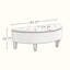 Banc de rangement à couvercle rabattable rembourré-128338593