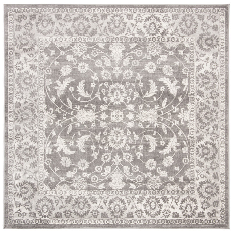 Llana Performance Oriental Rug, Square 5'
