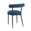 Ensemble de 2 chaises de salle à manger modernes en métal avec un design élégant de cure-dents et une fabrication durable pour des sièges élégants-802064894