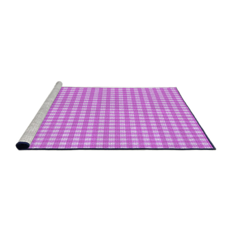 Tapis 100% à motifs lavables à la machine 2989 Pat692-PUR, Rond 3 pi
