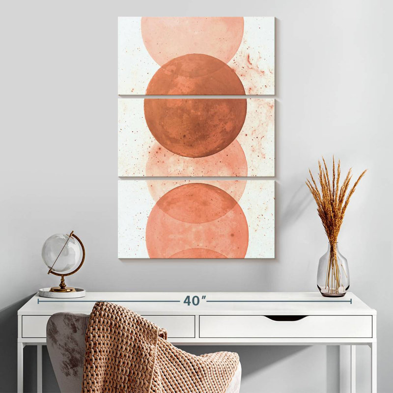 Oberle Sunset Circles, 32" H x 20" W