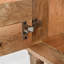 Table de chevet en bois naturel