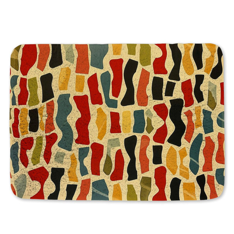 Tapis de bain feuillage, L 17 po x L 24 po