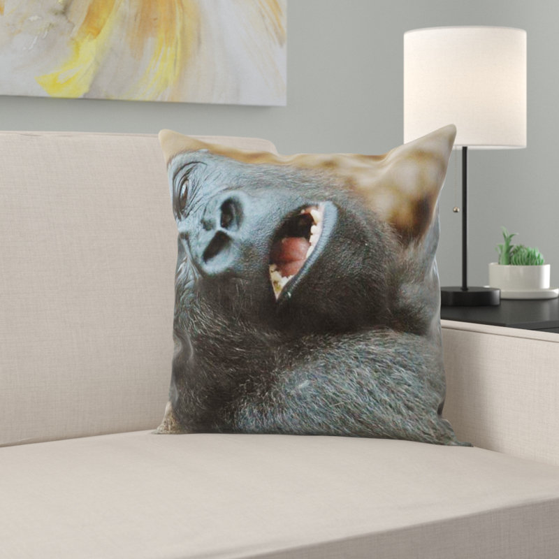 Microsuede Throw Pillow