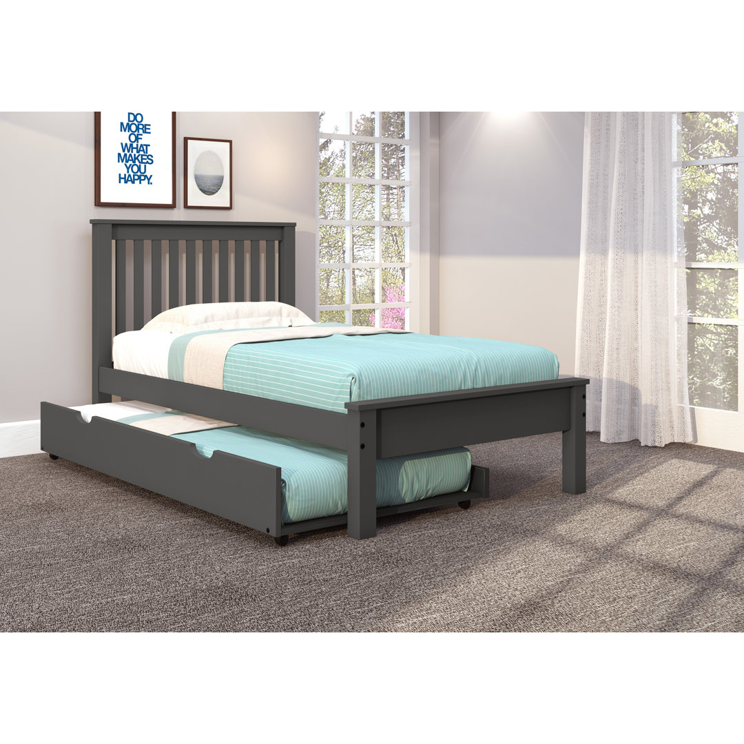 Coke Solid Wood Platform Bed with Trundle by Donco Kids Harriet Bee