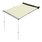 Yescom Fabric, Metal Cover Retractable Side Awning