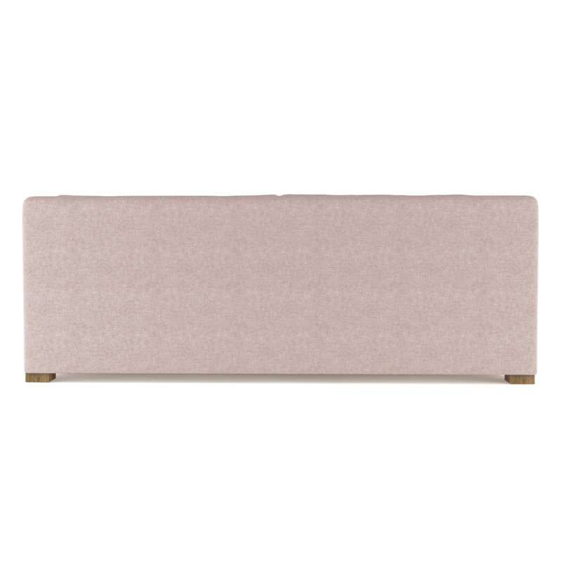 Crosby Slope Arm Sofa, 32.5" H x 84" W x 43" D, Weathered, Plush Velvet Blush
