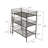 Bedroom Dormitory Twin Size Black Metal Triple Bunk Bed Can Be Disassembled Into Three Beds