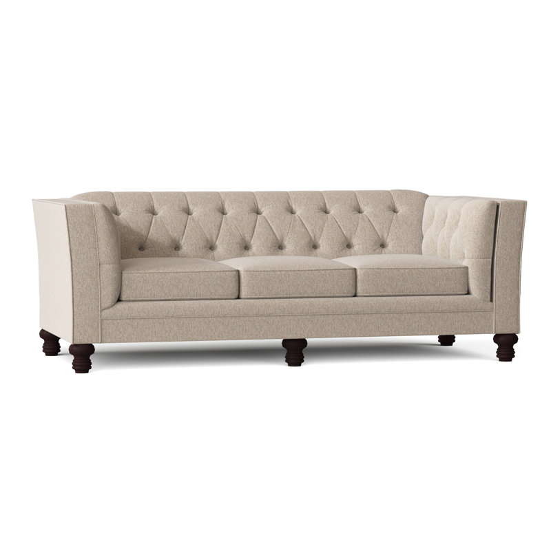 Kirtin Upholstered 89'' Sofa, Boulderdash Sand