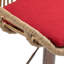 De 2 tabourets de bar rouges, réglables avec repose-pieds pour la cuisine et la salle à manger, base en métal, capacité de 250 lb, coussin de siège en lin, tabourets modernes 2, et charge
