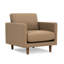 Fauteuil en cuir véritable Anabel