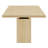 Piston 82" Rectangular Wood Dining Table In Natural