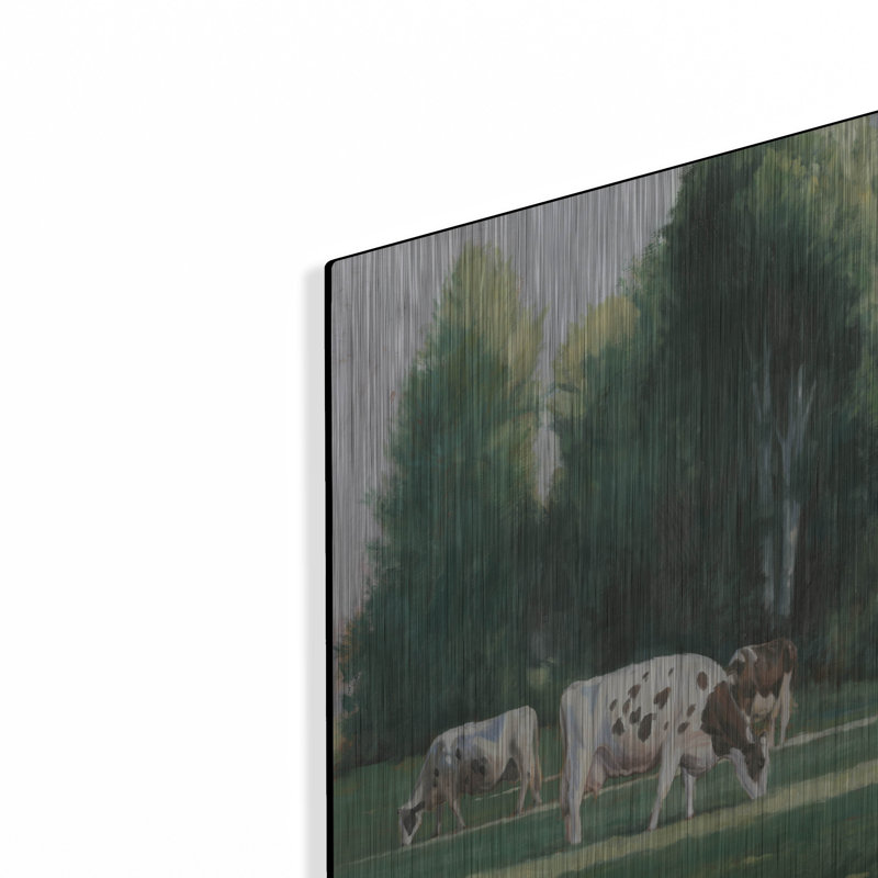 «Grazing» par Wellington Studio, art mural en métal, H 12 po x l 16 po