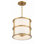 Brian Patrick Flynn For Crystorama Hulton 3 Light Luxe Gold Pendant