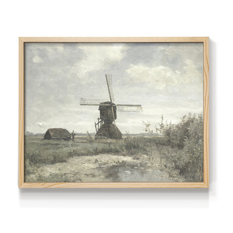 Paysages rétro-CCLVI-impression encadrée - réaménageable, H 8 po x l 10 po, Naturel