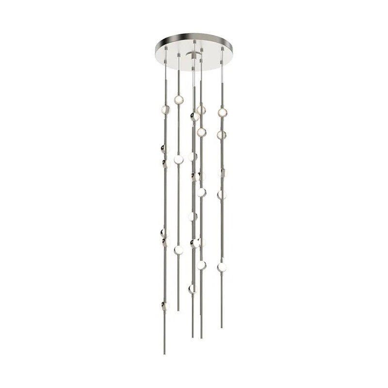 Constellation® 26 - Light LED Pendant, 277 V, Clear/Satin Nickel, 3000K