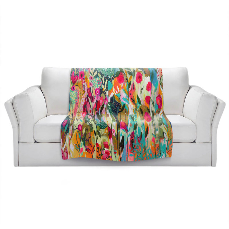 Hand Woven Throw Blanket, 68" x 80"