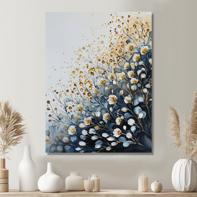 Radiant Light of Wildflowers I - Art mural en métal floral, fleurs sauvages