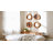 Four Pack Handmade Rustic Solid Wood Mirror Wall Decor
