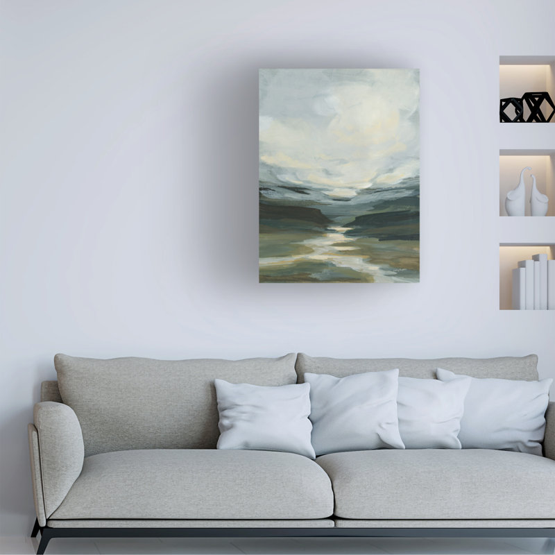 Art mural sur toile bleu bolologia bolologien, H 47 po x l 35 po