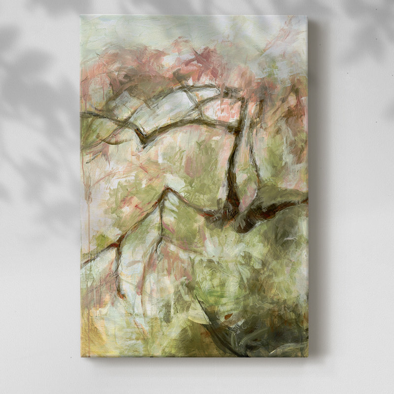 Spring Diptych I -Gallery Wrapped Cavas, 36" H x 24" W