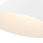 Luminaire suspendu moderne pour îlot de cuisine doré - abat-jour conique 18,7 po avec corde de jute tissée à la main, hauteur réglable, certifié ETL et UL-1847656097