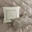 Ensemble d'édredon pour grand lit luxueux 7 pièces en taupe