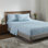 Ensemble de draps en flanelle de coton deux tons Superior