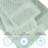 Blue Nile Mills Geometric Luxe Absorbent 12-Piece Cotton Towel Set-1120442647-1120442658