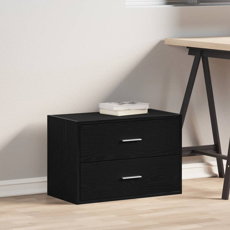 Agnus Rectangle Accent Chest, Black Oak