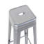 Tabouret à hauteur de comptoir 30 po, ensemble de 4 tabourets de bar en métal sans dossier, non empilable, amovible et facile à assembler, permettant d'économiser de l'espace pour un îlot de cuisine / bar / café / salle à manger-591688211-591688220-591688221